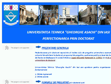 Tablet Screenshot of doctorat.tuiasi.ro